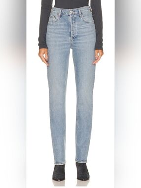 Agolde Freya High Rise Slim Jeans Medium Wash Size 30 NWT